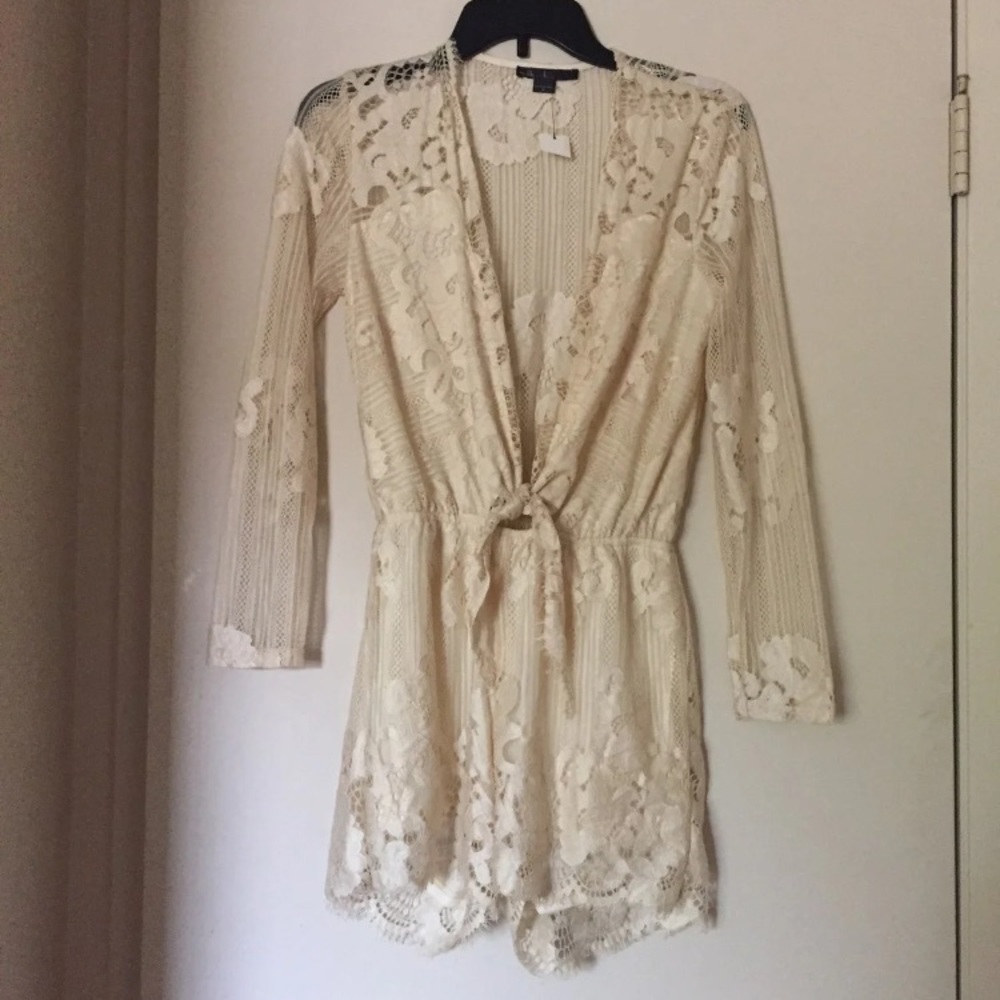 NWT lace romper